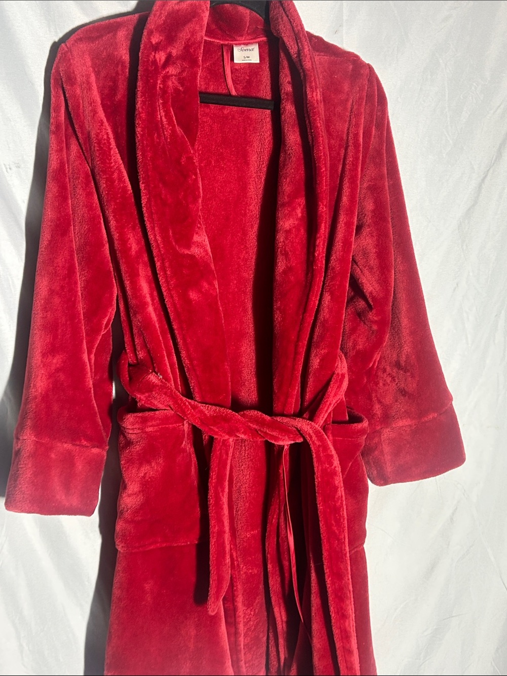 Soma Plush Red Robe